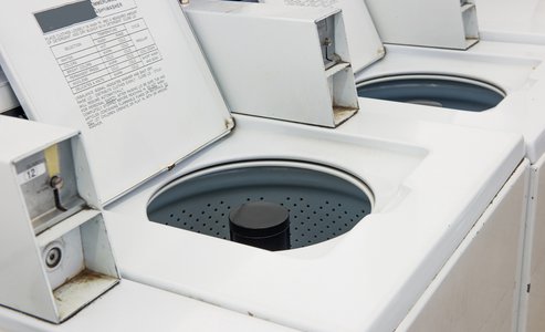 line of commercial laundry machine